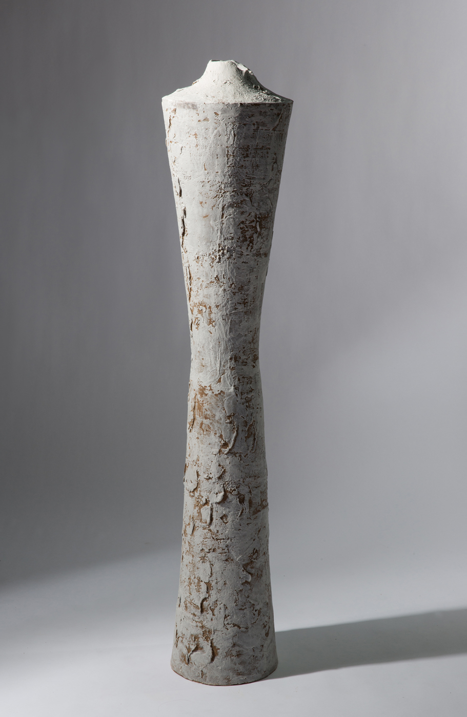 UNTITLED (TR440), 2013, stoneware and slip, 44 1/2 in H; private collection
